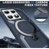 Coque arrière Phonesta IronLock anneau et MagSafe pour Xiaomi 14T - Bleu 4