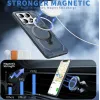 Coque arrière Phonesta IronLock anneau et MagSafe pour Xiaomi 14T Pro - Bleu 1