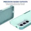 Coque arrière Phonesta ImpactShield pour Samsung Galaxy S25 Plus/S24 Plus - Vert menthe 4