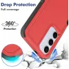 Coque arrière Phonesta ImpactShield pour Samsung Galaxy S25 Plus/S24 Plus - Rouge 2