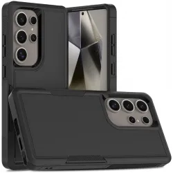 Coque arrière Phonesta ImpactShield pour Samsung Galaxy S25 Ultra - Noir