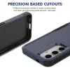 Coque arrière Phonesta ImpactShield pour Samsung Galaxy S25/S24 - Bleu foncé 4