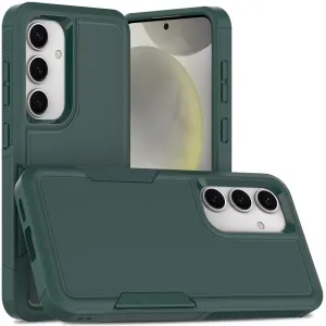 Coque arrière Phonesta ImpactShield pour Samsung Galaxy S25/S24 - Vert foncé