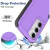 Coque arrière Phonesta ImpactShield pour Samsung Galaxy S25/S24 - Violet 2