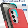 Coque arrière Phonesta ImpactShield pour Samsung Galaxy S25/S24 - Rouge 1