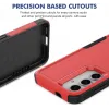 Coque arrière Phonesta ImpactShield pour Samsung Galaxy S25/S24 - Rouge 4