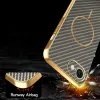 Coque arrière Phonesta Luxury Carbon Fiber avec MagSafe pour Apple iPhone 17e/16e - Marron 8