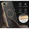 Coque arrière Phonesta Luxury Carbon Fiber avec MagSafe pour Apple iPhone 17e/16e - Noir 8