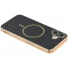 Coque arrière Phonesta Luxury Carbon Fiber avec MagSafe pour Apple iPhone 17 - Noir 4
