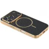 Coque arrière Phonesta Luxury Carbon Fiber avec MagSafe pour Apple iPhone 17 Pro Max - Noir 3