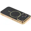 Coque arrière Phonesta Luxury Carbon Fiber avec MagSafe pour Apple iPhone 17 Pro Max - Noir 4