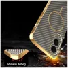 Coque arrière Phonesta Luxury Carbon Fiber avec MagSafe pour Samsung Galaxy S25 Edge - Marron 6