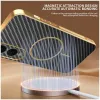 Coque arrière Phonesta Luxury Carbon Fiber avec MagSafe pour Samsung Galaxy S25 Edge - Noir 4