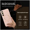 Coque arrière Phonesta Luxury Carbon Fiber avec MagSafe pour Samsung Galaxy S25 FE - Rose 2