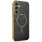 Coque arrière Phonesta Luxury Carbon Fiber avec MagSafe pour Samsung Galaxy S25 FE - Noir