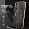 Coque arrière Phonesta Luxury Carbon Fiber avec MagSafe pour Samsung Galaxy S25 FE - Noir 1