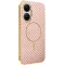 Coque arrière Phonesta Luxury Carbon Fiber avec MagSafe pour Xiaomi Poco F7 - Rose