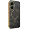 Coque arrière Phonesta Luxury Carbon Fiber avec MagSafe pour Xiaomi Poco F7 - Noir