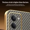 Coque arrière Phonesta Luxury Carbon Fiber avec MagSafe pour Xiaomi Redmi 15 - Marron 5
