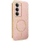 Coque arrière Phonesta Luxury Carbon Fiber avec MagSafe pour Xiaomi Redmi 15 - Rose