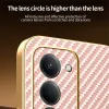 Coque arrière Phonesta Luxury Carbon Fiber avec MagSafe pour Xiaomi Redmi 15 - Rose 5
