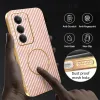 Coque arrière Phonesta Luxury Carbon Fiber avec MagSafe pour Xiaomi Redmi 15 - Rose 6