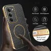 Coque arrière Phonesta Luxury Carbon Fiber avec MagSafe pour Xiaomi Redmi 15 - Noir 6