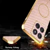 Coque arrière Phonesta Luxury Carbon Fiber avec MagSafe pour Motorola Edge 60 Pro - Rose 7