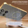 Coque arrière Phonesta Luxury Carbon Fiber avec MagSafe pour Motorola Edge 60 / Edge 60 Fusion - Marron 1