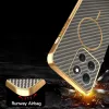 Coque arrière Phonesta Luxury Carbon Fiber avec MagSafe pour Motorola Moto G86 - Marron 7