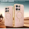 Coque arrière Phonesta Luxury Carbon Fiber avec MagSafe pour Motorola Moto G86 Power - Rose 3