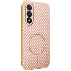 Coque arrière Phonesta Luxury Carbon Fiber avec MagSafe pour OnePlus Nord 5 - Rose