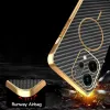 Coque arrière Phonesta Luxury Carbon Fiber avec MagSafe pour Oppo Reno14 - Noir 7