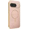 Coque arrière Phonesta Luxury Carbon Fiber avec MagSafe pour Google Pixel 10 - Rose