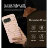 Coque arrière Phonesta Luxury Carbon Fiber avec MagSafe pour Google Pixel 10 - Rose 2