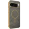 Coque arrière Phonesta Luxury Carbon Fiber avec MagSafe pour Google Pixel 10 Pro - Marron