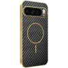 Coque arrière Phonesta Luxury Carbon Fiber avec MagSafe pour Google Pixel 10 Pro - Noir 0