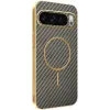 Coque arrière Phonesta Luxury Carbon Fiber avec MagSafe pour Google Pixel 10 Pro XL - Marron 0