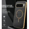 Coque arrière Phonesta Luxury Carbon Fiber avec MagSafe pour Google Pixel 10 Pro XL - Noir 1