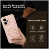 Coque arrière Phonesta Luxury Carbon Fiber avec MagSafe pour HONOR 400 - Rose 2