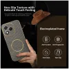 Coque arrière Phonesta Luxury Carbon Fiber avec MagSafe pour HONOR 400 Lite - Marron 2