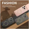 Coque arrière Phonesta Luxury Carbon Fiber avec MagSafe pour HONOR 400 Lite - Marron 8