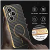 Coque arrière Phonesta Luxury Carbon Fiber avec MagSafe pour HONOR 400 Pro - Noir 5