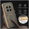 Coque arrière Phonesta Luxury Carbon Fiber avec MagSafe pour HONOR Magic7 Pro - Marron 5