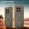 Coque arrière Phonesta Luxury Carbon Fiber avec MagSafe pour OnePlus 13 - Marron 4
