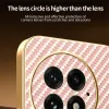 Coque arrière Phonesta Luxury Carbon Fiber avec MagSafe pour OnePlus 13 - Rose 5