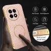 Coque arrière Phonesta Luxury Carbon Fiber avec MagSafe pour OnePlus 13R - Rose 6