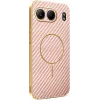Coque arrière Phonesta Luxury Carbon Fiber avec MagSafe pour OnePlus Nord 4 - Rose 0