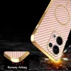 Coque arrière Phonesta Luxury Carbon Fiber avec MagSafe pour Oppo Reno13 - Rose 7