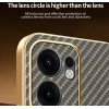 Coque arrière Phonesta Luxury Carbon Fiber avec MagSafe pour Oppo Reno13 F 4G/5G / Reno13 FS 5G - Marron 4
